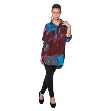 Tie & Dye Full Sleeve Viscose Shirts